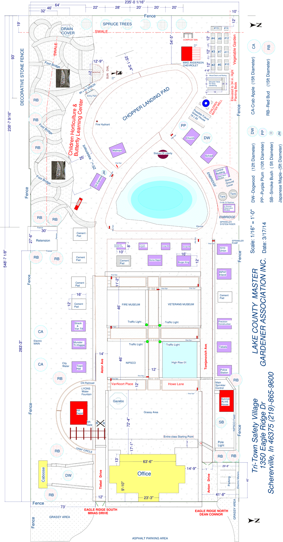 Map of Safety Village
